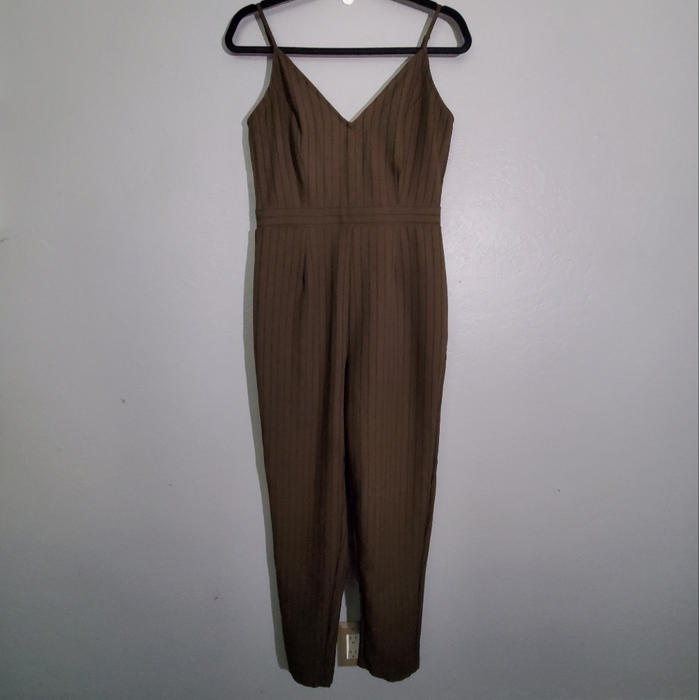 Charlotte Russe women's Medium striped pantsuit